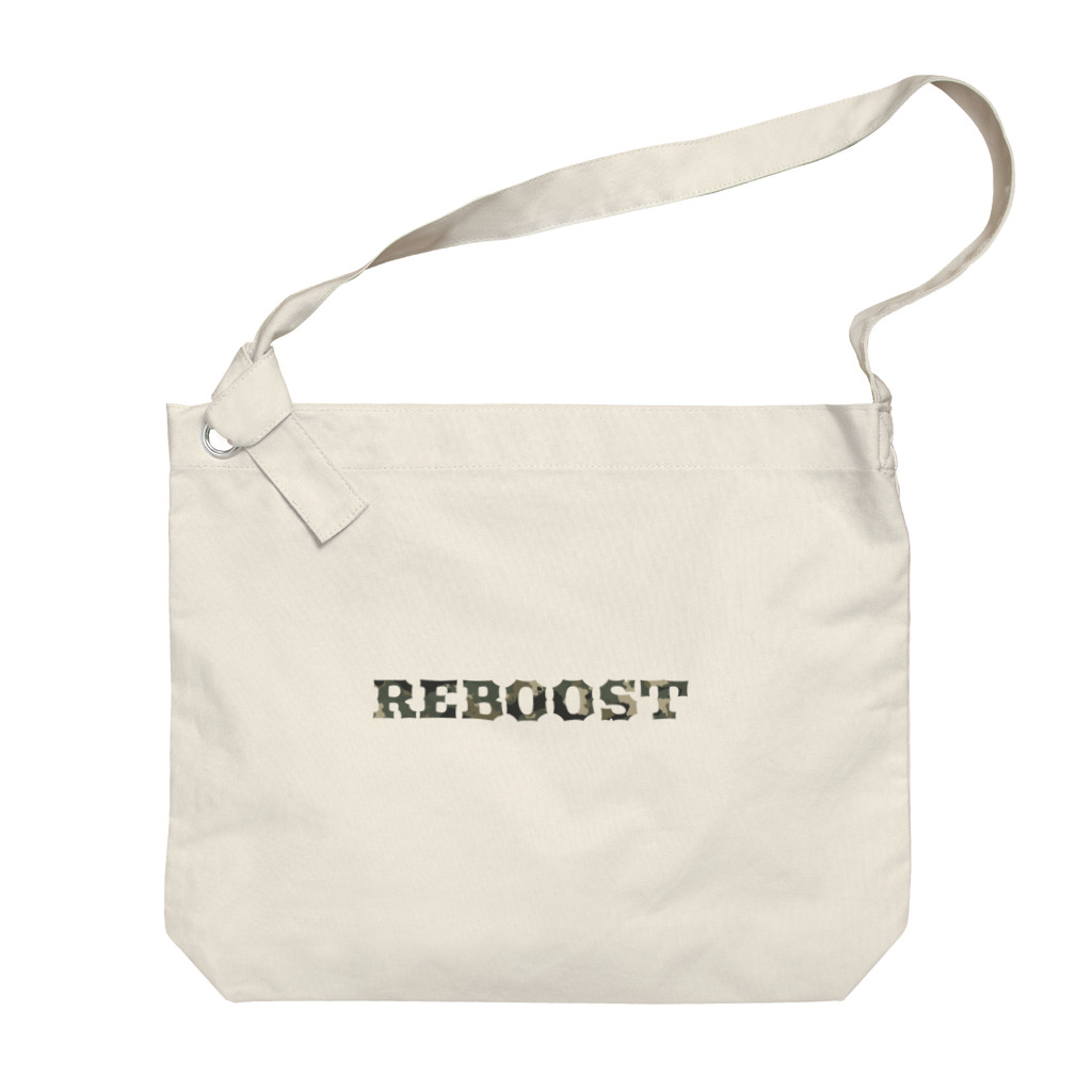 -BRIGHTS-のアウトドアな迷彩ロゴ【 REBOOST 】 Big Shoulder Bag