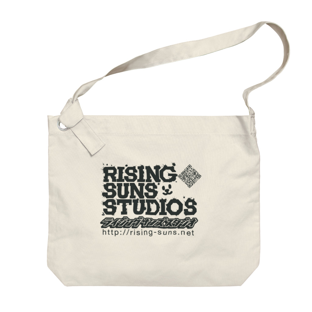 週刊少年ライジングサンズの週刊少年ライジングサンズスタジオ ロゴ Big Shoulder Bag
