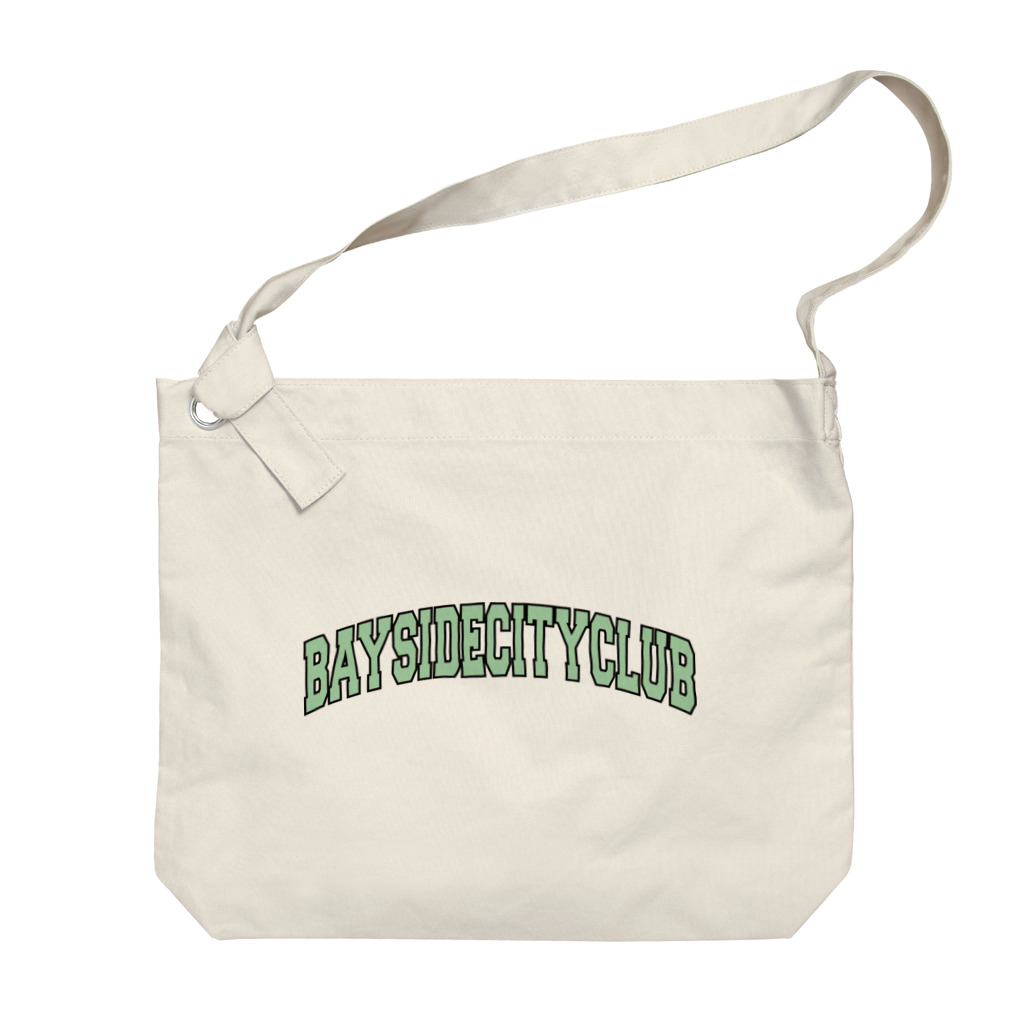 BAYSIDE CITY CLUBのBCC college logo Big Shoulder Bag