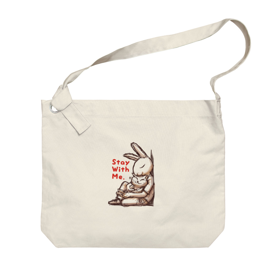 BeachBunnyのうさぎとねこ　Stay With Me Big Shoulder Bag