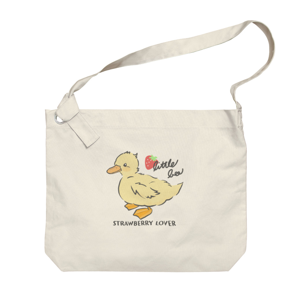 little bee リトルビーのSTRAWBERRY LOVER アヒル Big Shoulder Bag