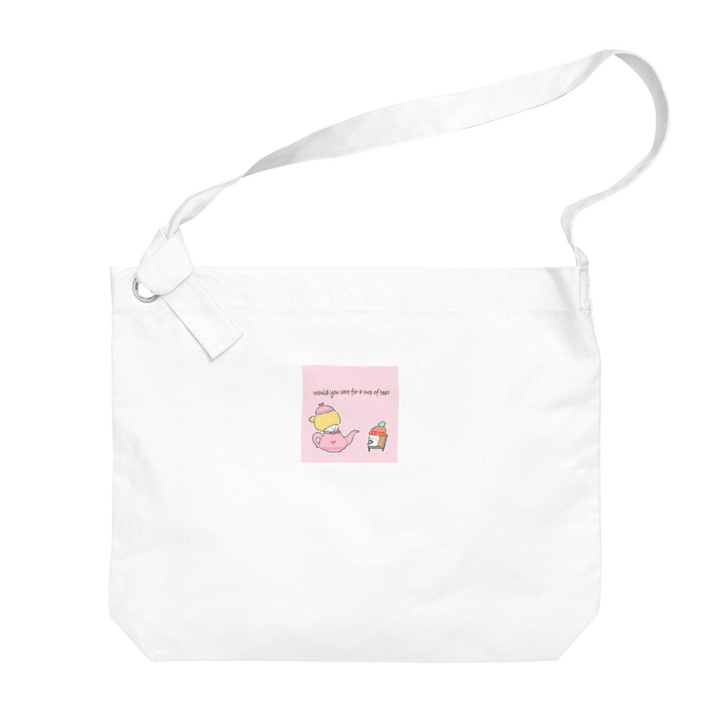 ゆこのチキちゃんとはりねずくん♪ Big Shoulder Bag