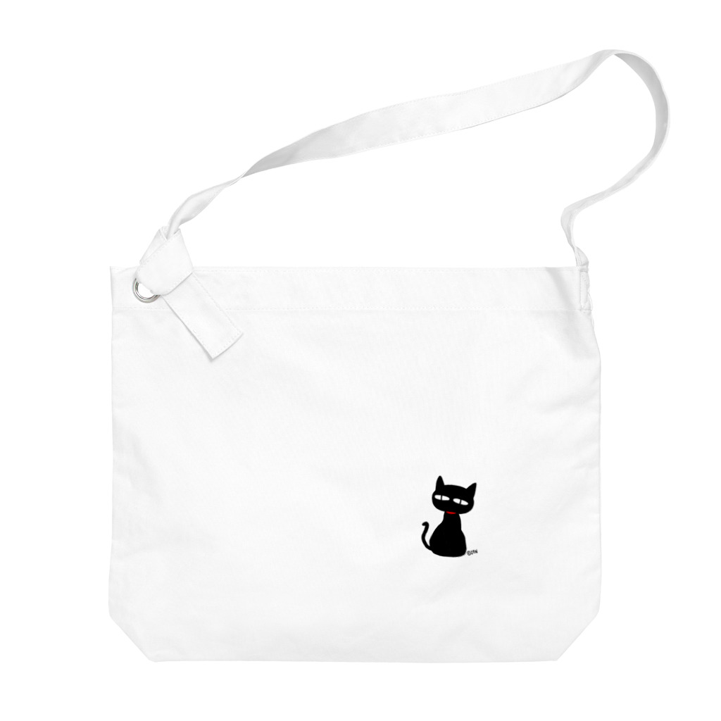 ZENの黒猫のKWU Big Shoulder Bag