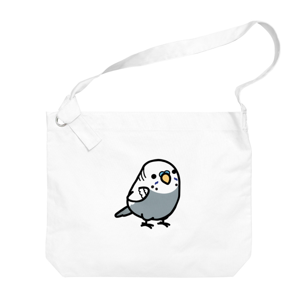 Cody the LovebirdのChubby Bird セキセイインコ Big Shoulder Bag