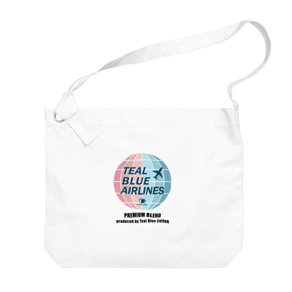 Teal Blue CoffeeのTEAL BLUE AIRLINES Big Shoulder Bag