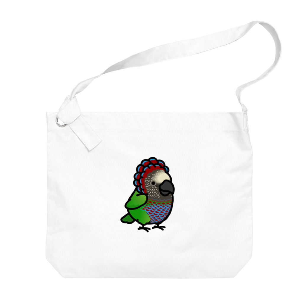 Cody the LovebirdのChubby Bird ヒオウギインコ Big Shoulder Bag
