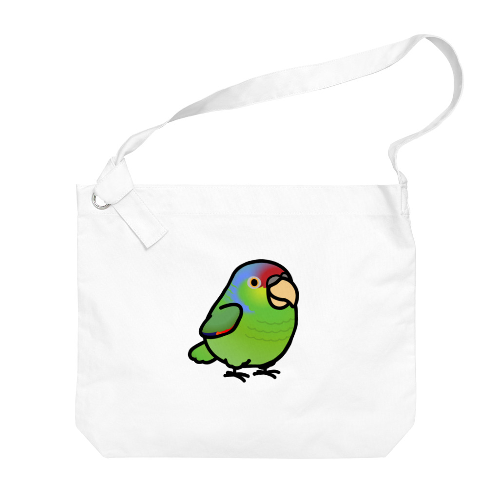 Cody the LovebirdのChubby Bird フジイロボウシインコ Big Shoulder Bag