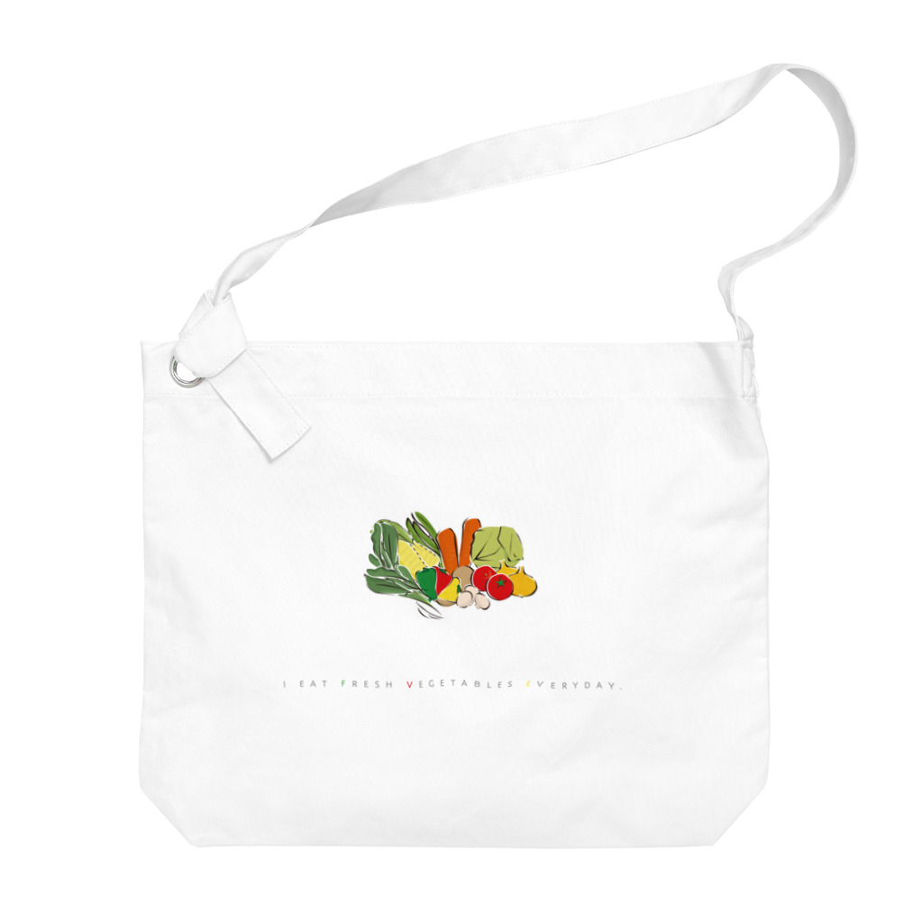 ISESTYLEのFRESH VEGETABLES 2 Big Shoulder Bag