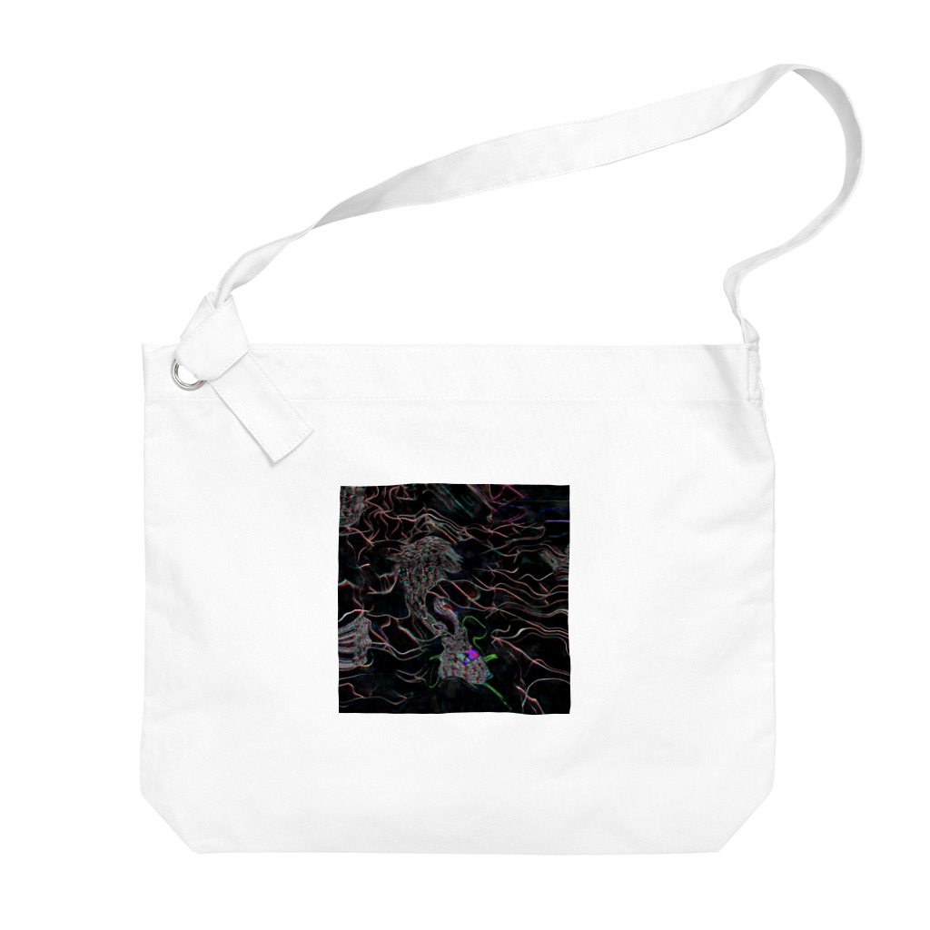 Media Art WorksのDistortion Big Shoulder Bag