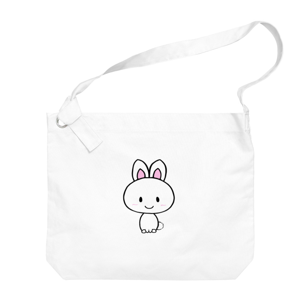 あああああの白い子うさぎ Big Shoulder Bag