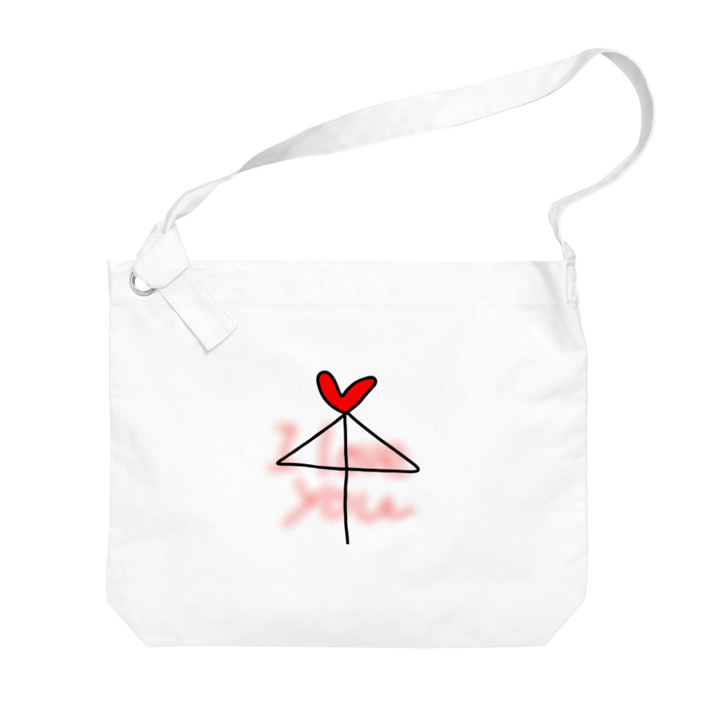 handmade asyouareの相合い傘 Big Shoulder Bag