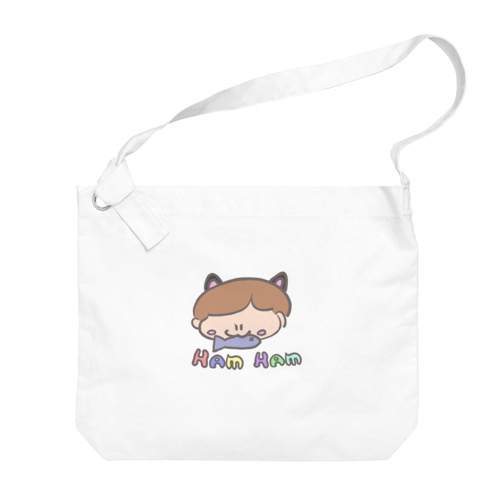 Ensankikenchanのねこみみちゃん Big Shoulder Bag