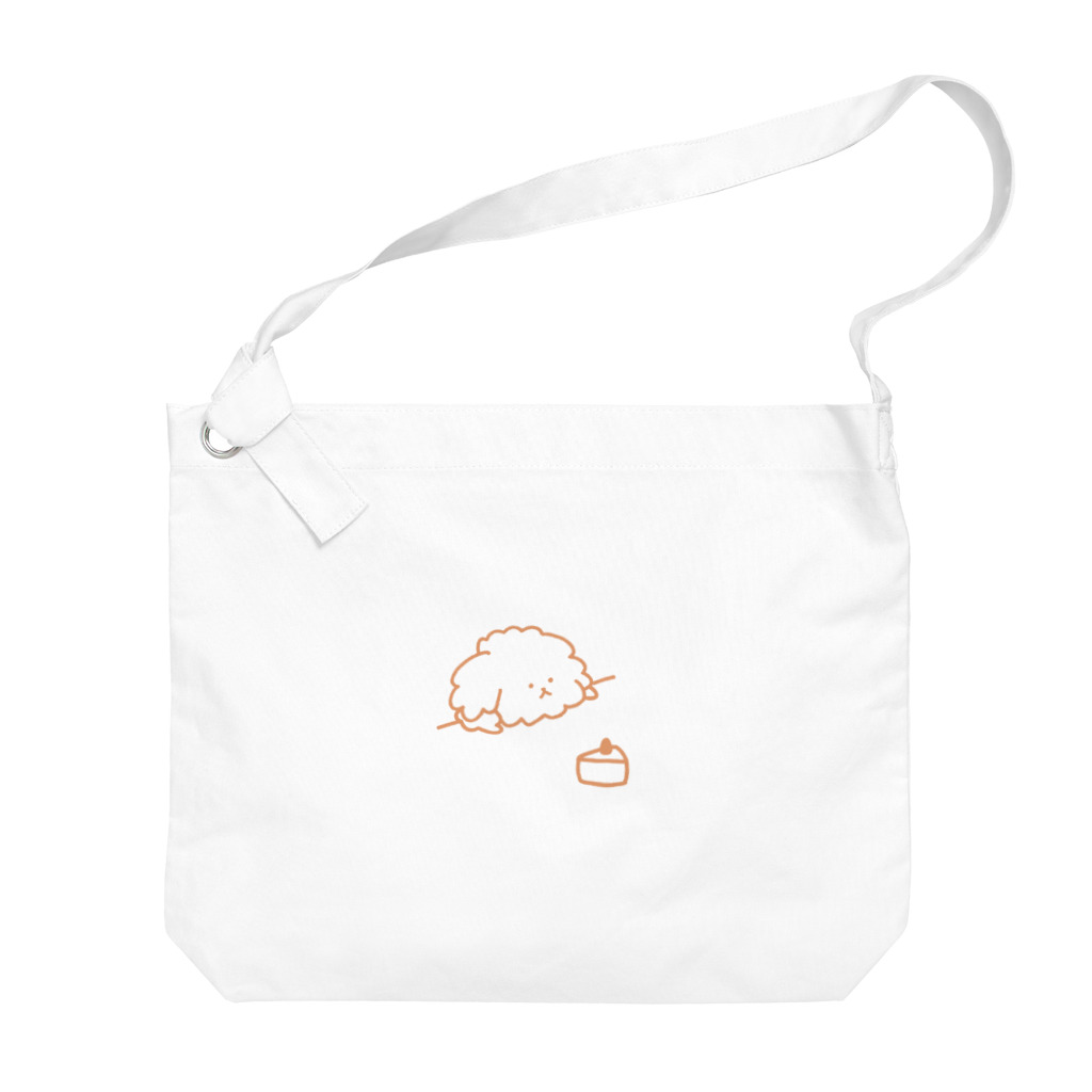 さんぽみちのわんことケーキ Big Shoulder Bag