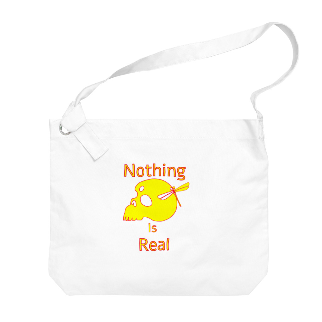 『NG （Niche・Gate）』ニッチゲート-- IN SUZURIのNothing Is Real.（黄色） Big Shoulder Bag