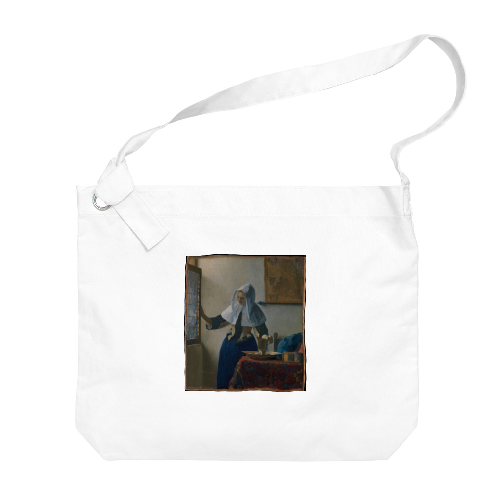 artgalleryの牛乳を注ぐ女 Big Shoulder Bag