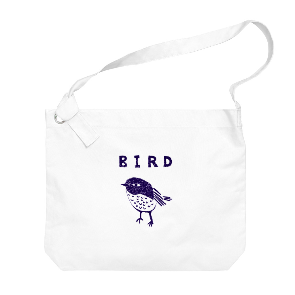 NIKORASU GOのトリマニア専用デザイン「BIRD」（Tシャツ・パーカー・グッズ・ETC） Big Shoulder Bag