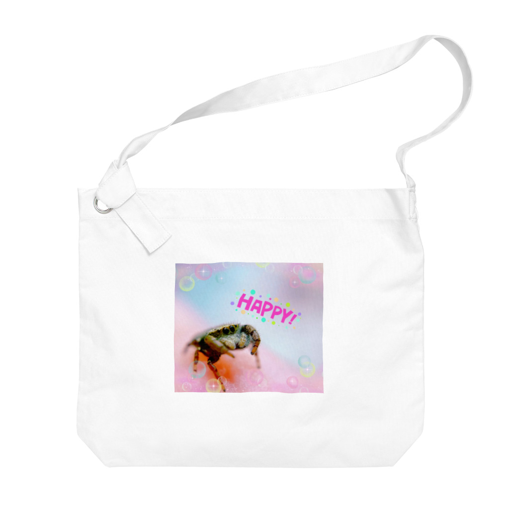 ハエトリグモの世界のハエトリグモ　 Big Shoulder Bag