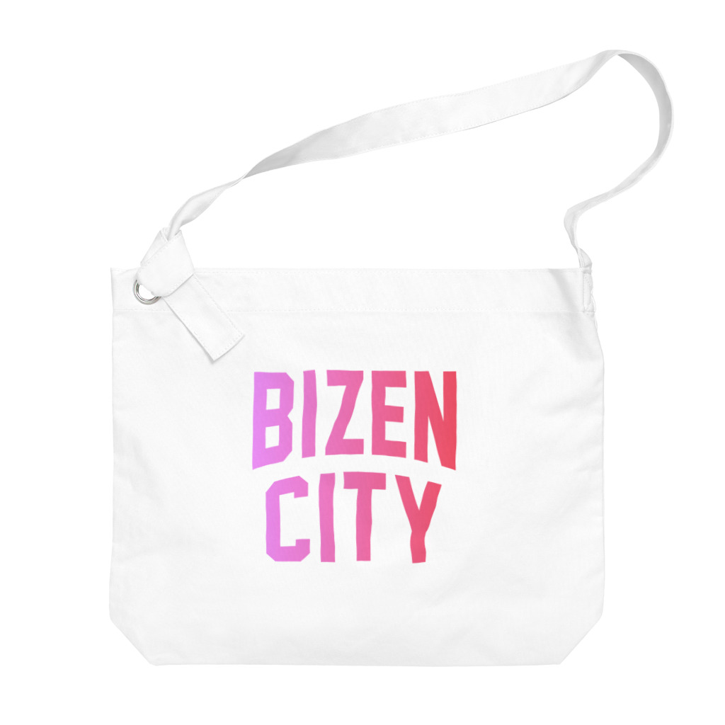 JIMOTOE Wear Local Japanの備前市 BIZEN CITY ビッグショルダーバッグ