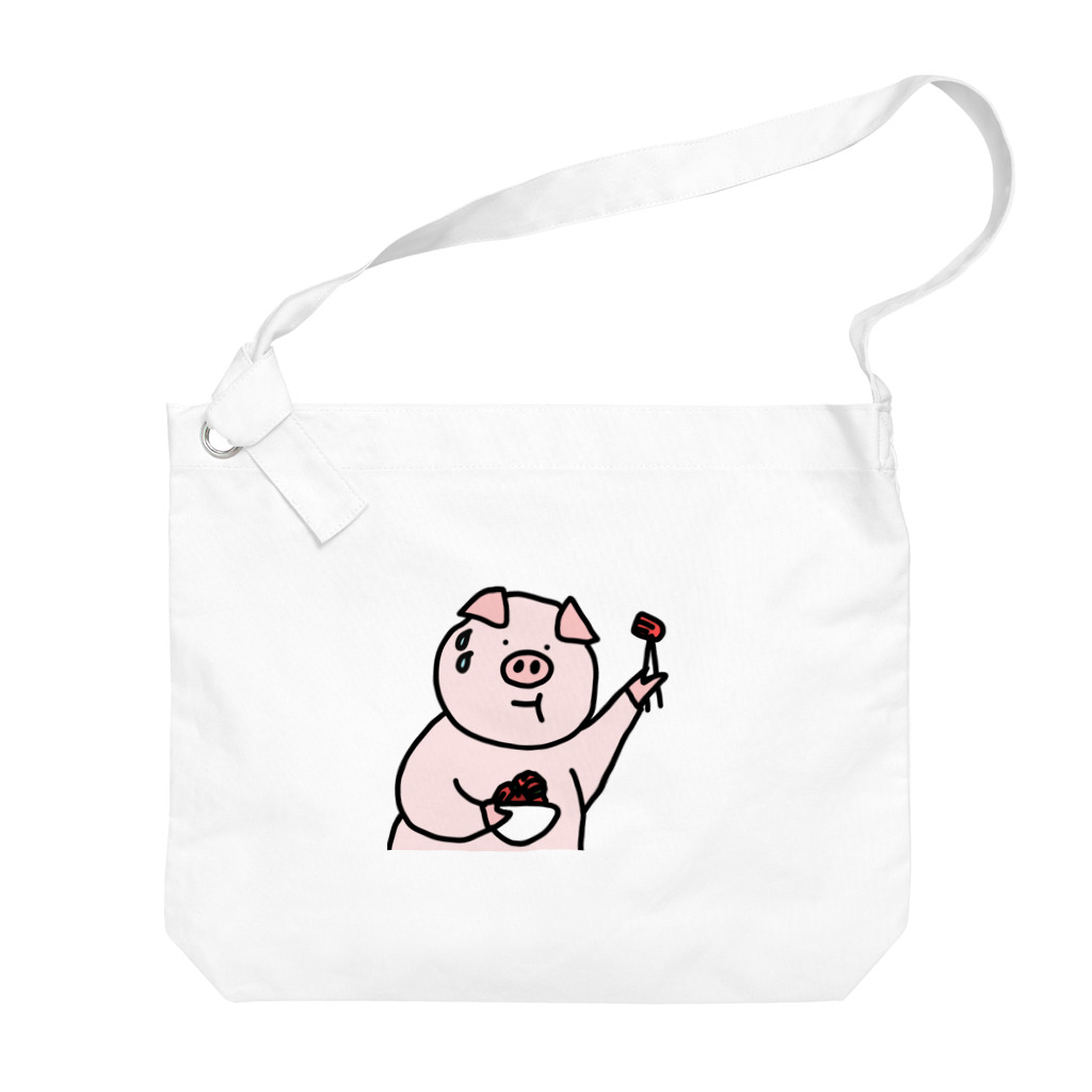 ＋Whimsyの豚キムチ Big Shoulder Bag