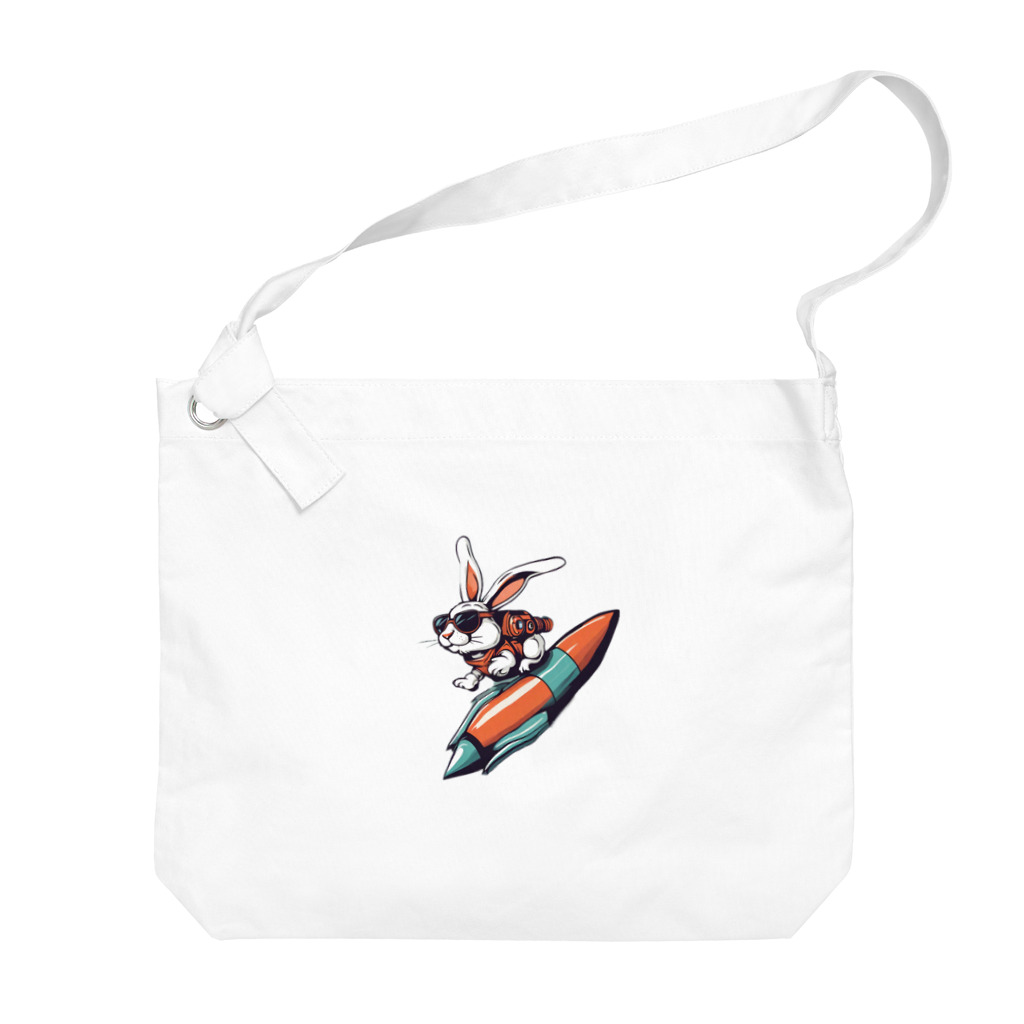 ロケットうさぎのロケットうさぎ　ミッション遂行 Big Shoulder Bag