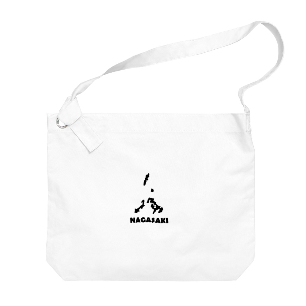 riwawankoの４７都道府県グッズ(長崎県) Big Shoulder Bag
