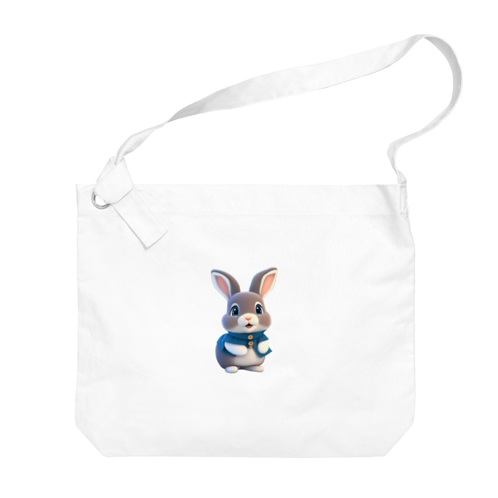 ぱんだまんの３Dウサギ Big Shoulder Bag