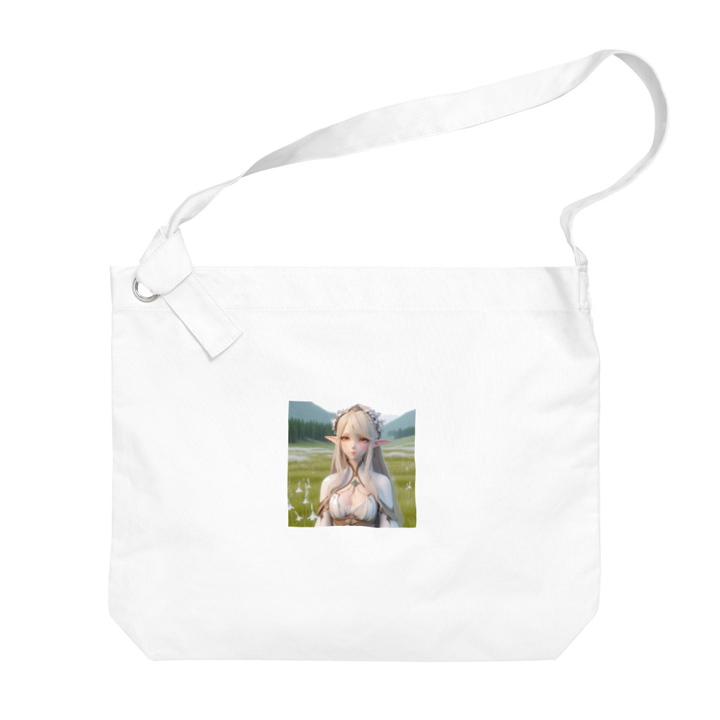 aaammmamのエルフ　美少女 Big Shoulder Bag