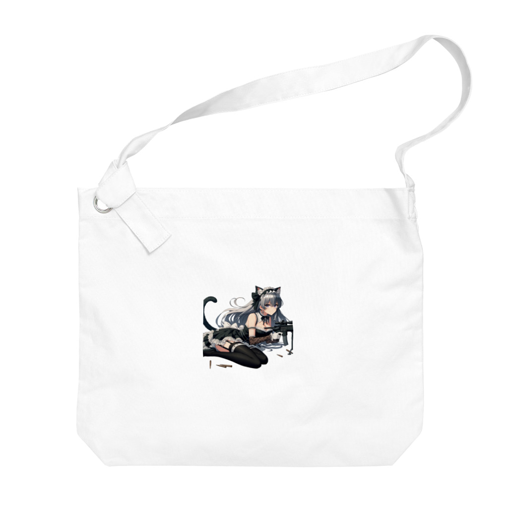 cray299の闘う猫メイド🐾5 Big Shoulder Bag