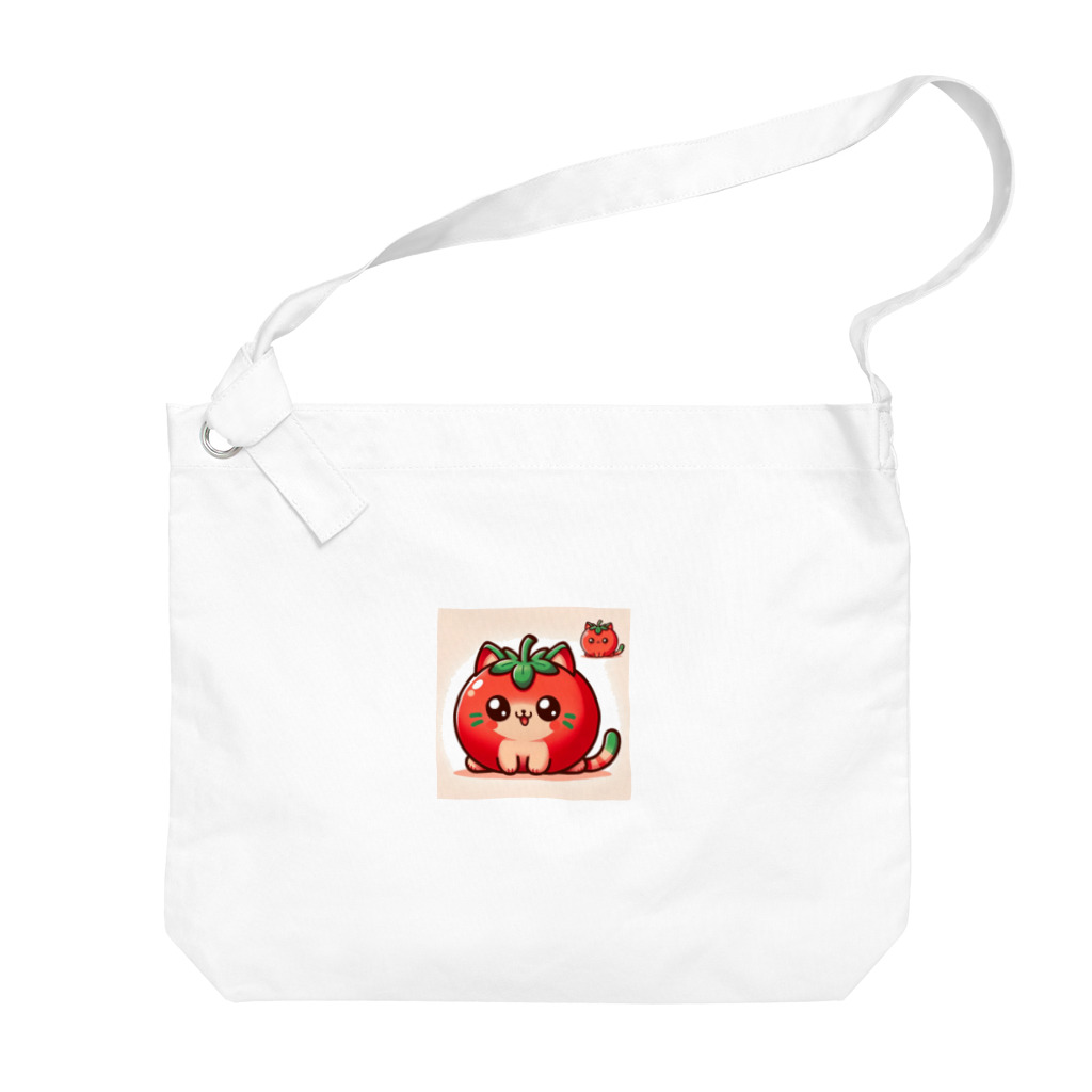 コウヘイのトマト猫 Big Shoulder Bag