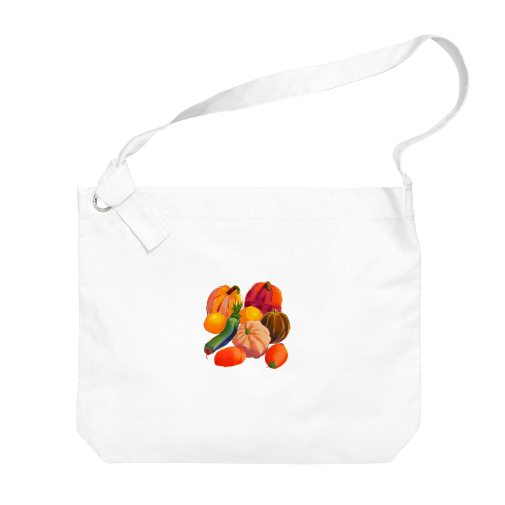 tsukiyachiの秋野菜 Big Shoulder Bag