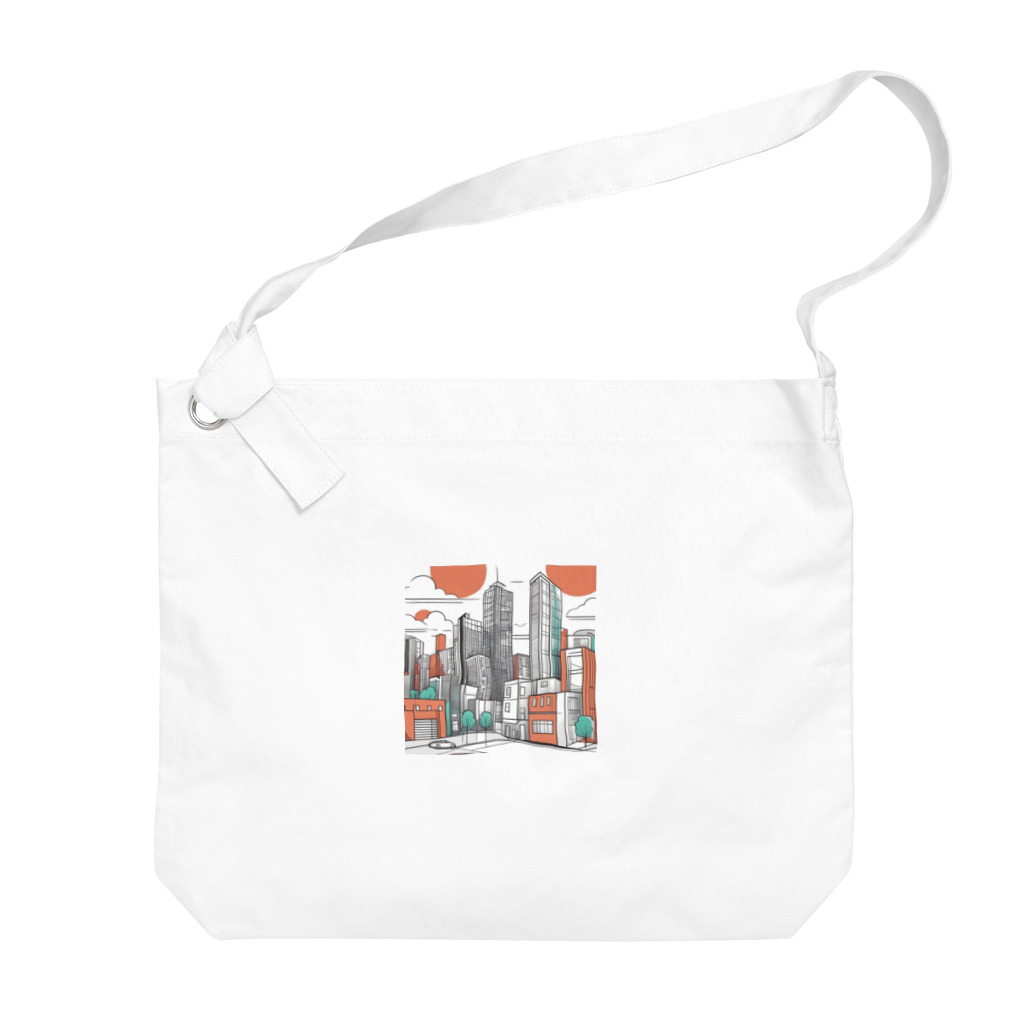 ANTARESの都市の雰囲気やストリートアートスタイルを反映させたデザイン Big Shoulder Bag
