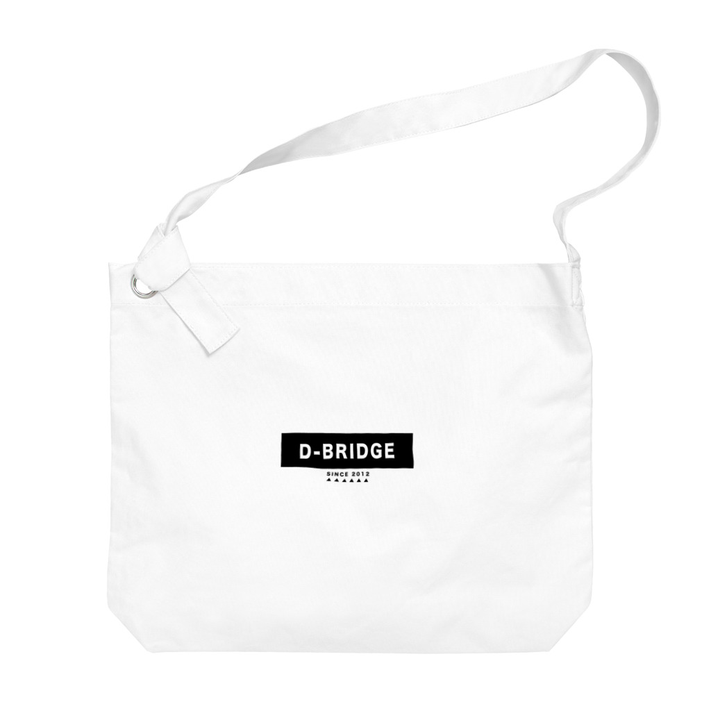 D-BRIDGEのDB■white ビッグショルダーバッグ