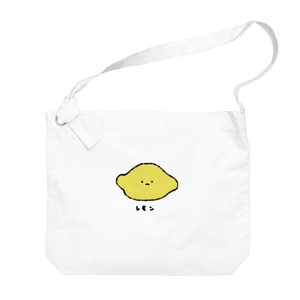 wuchan's shopの不服レモンちゃん Big Shoulder Bag