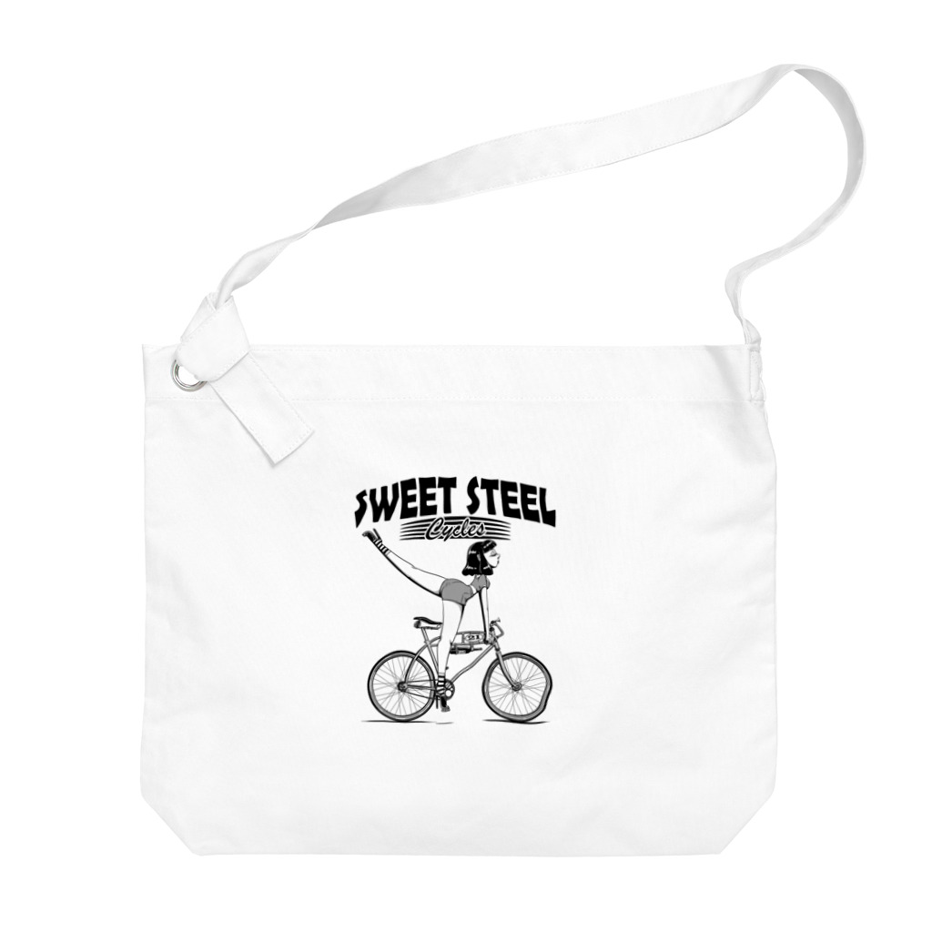 nidan-illustrationの"SWEET STEEL Cycles" #1 ビッグショルダーバッグ