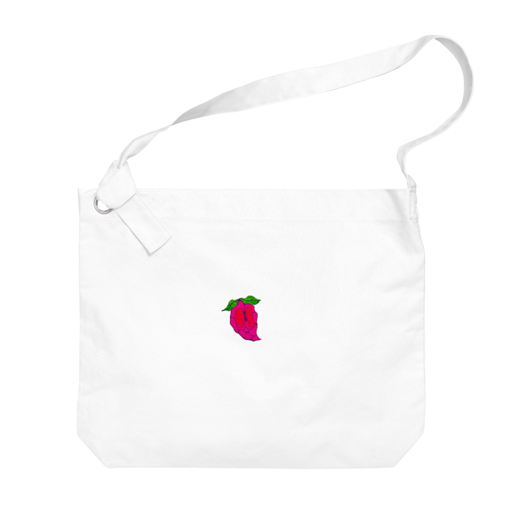 RikiのStrawberry heart Big Shoulder Bag