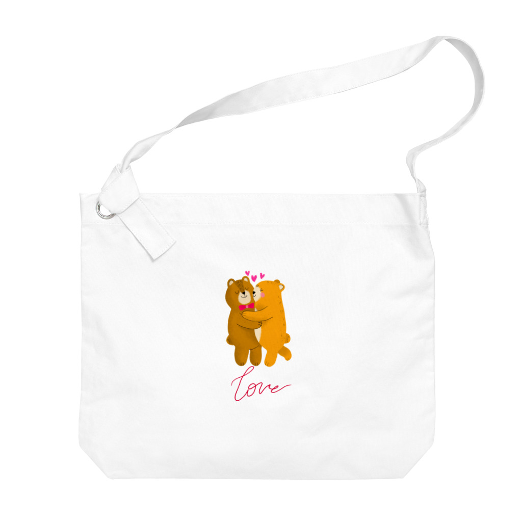 LoveAnimalのくまちゃん in LOVE Big Shoulder Bag