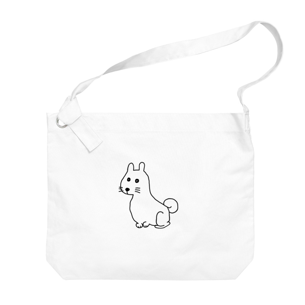 柴犬しばわんこhana873のお座りしてるわんこちゃん Big Shoulder Bag