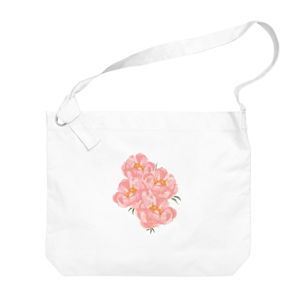 Katie（カチエ）のシャクヤクの花束 Big Shoulder Bag