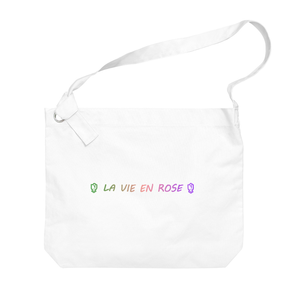 ナッスンロールの【バラ色の人生】LA VIE EN ROSE Big Shoulder Bag