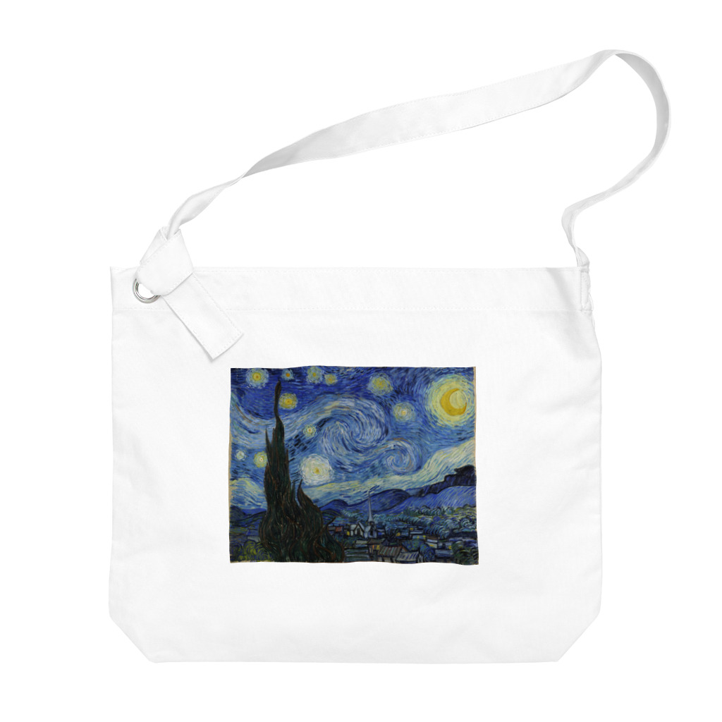 世界美術商店の星月夜 / The Starry Night Big Shoulder Bag