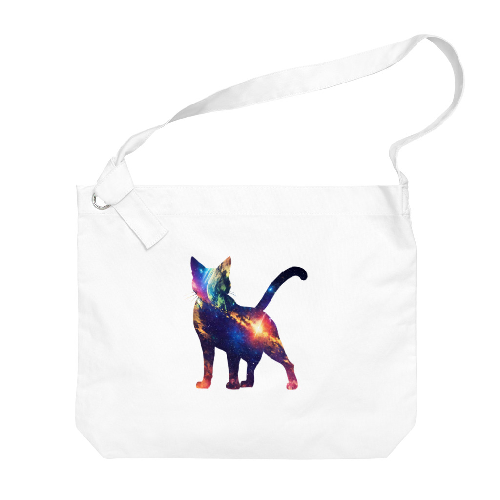 猫との風景の宇宙と猫001 Big Shoulder Bag