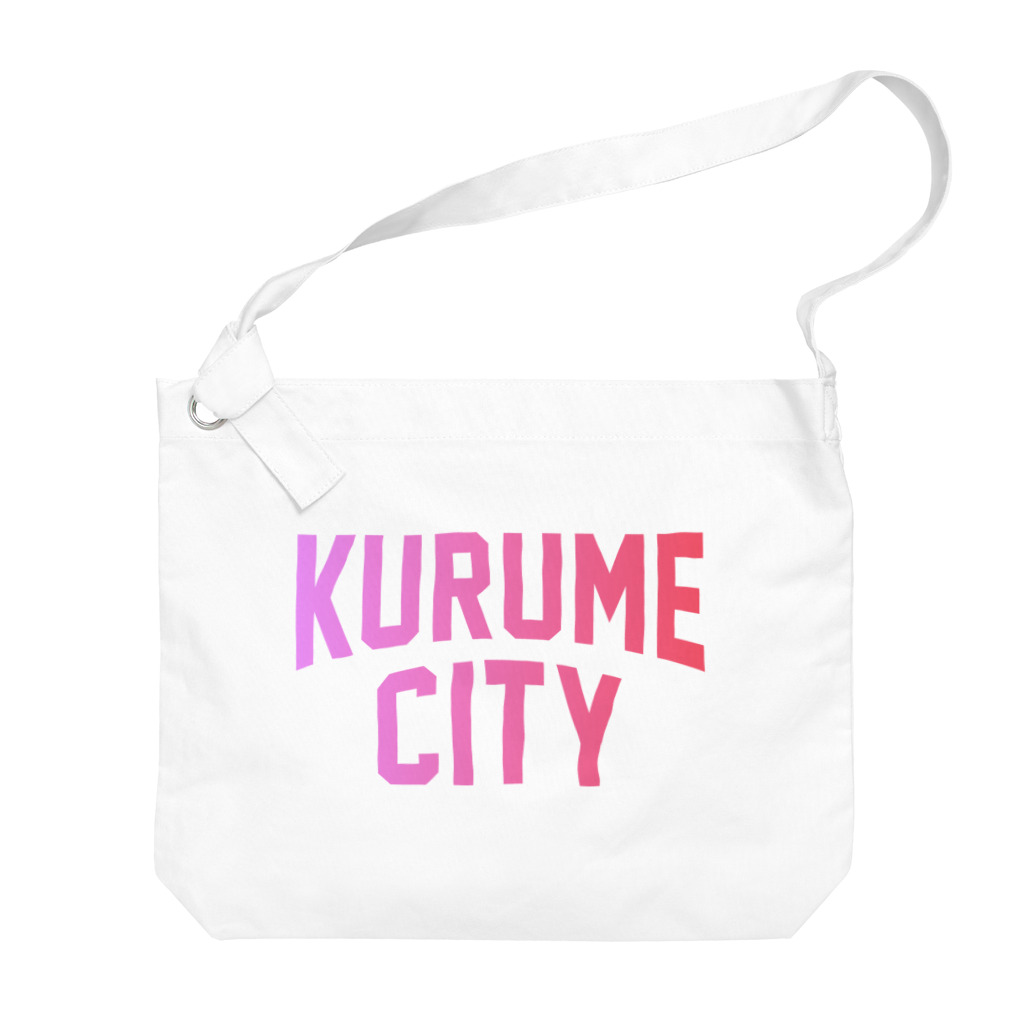 JIMOTO Wear Local Japanの久留米市 KURUME CITY Big Shoulder Bag