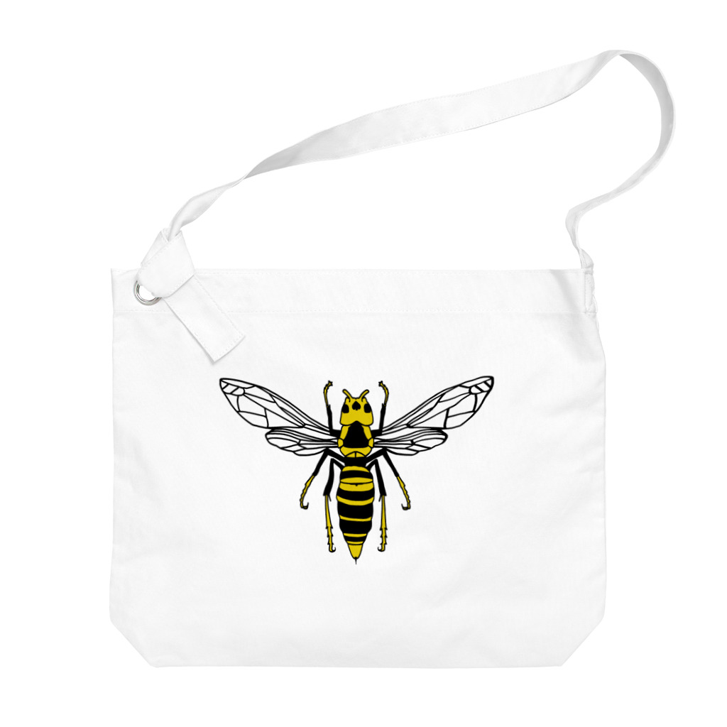 Alba spinaのドクロスペードの蜂　カラー Big Shoulder Bag