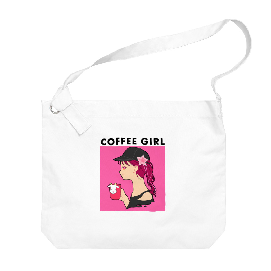 COFFEE GIRLのCoffee Girl ツツジ (コーヒーガール ツツジ) ビッグショルダーバッグ