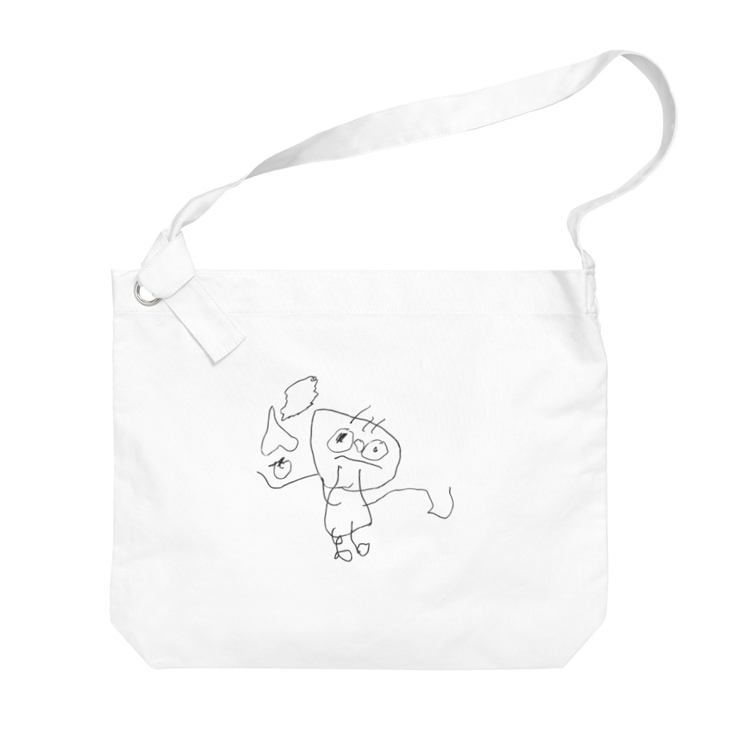 nigirimeshi（にぎりめし）の娘イラスト「ミニトマトちゃん」 Big Shoulder Bag