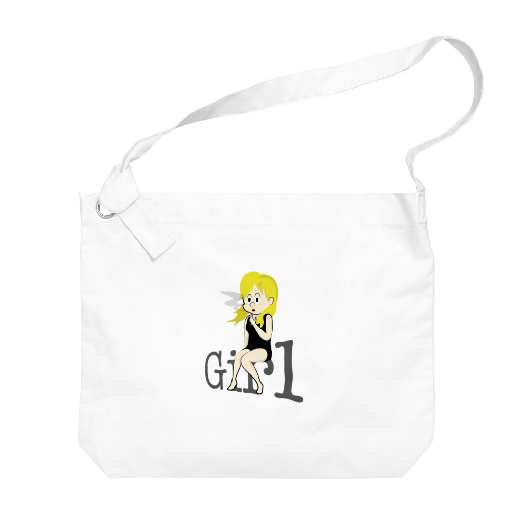 MobShopのmini-Girl Big Shoulder Bag