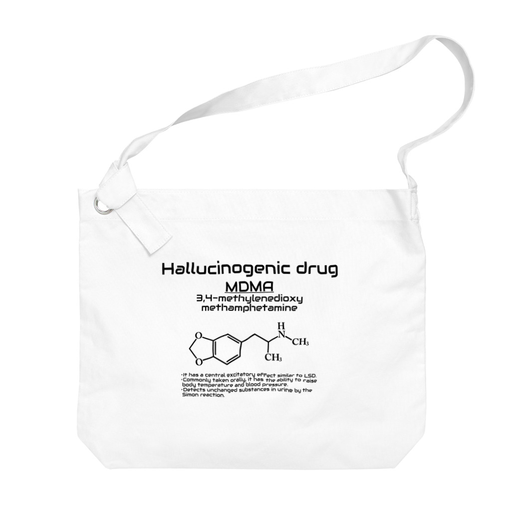 U Libraryの3,4‐メチレンジオキシメタンフェタミンMDMA(衛生学) Big Shoulder Bag