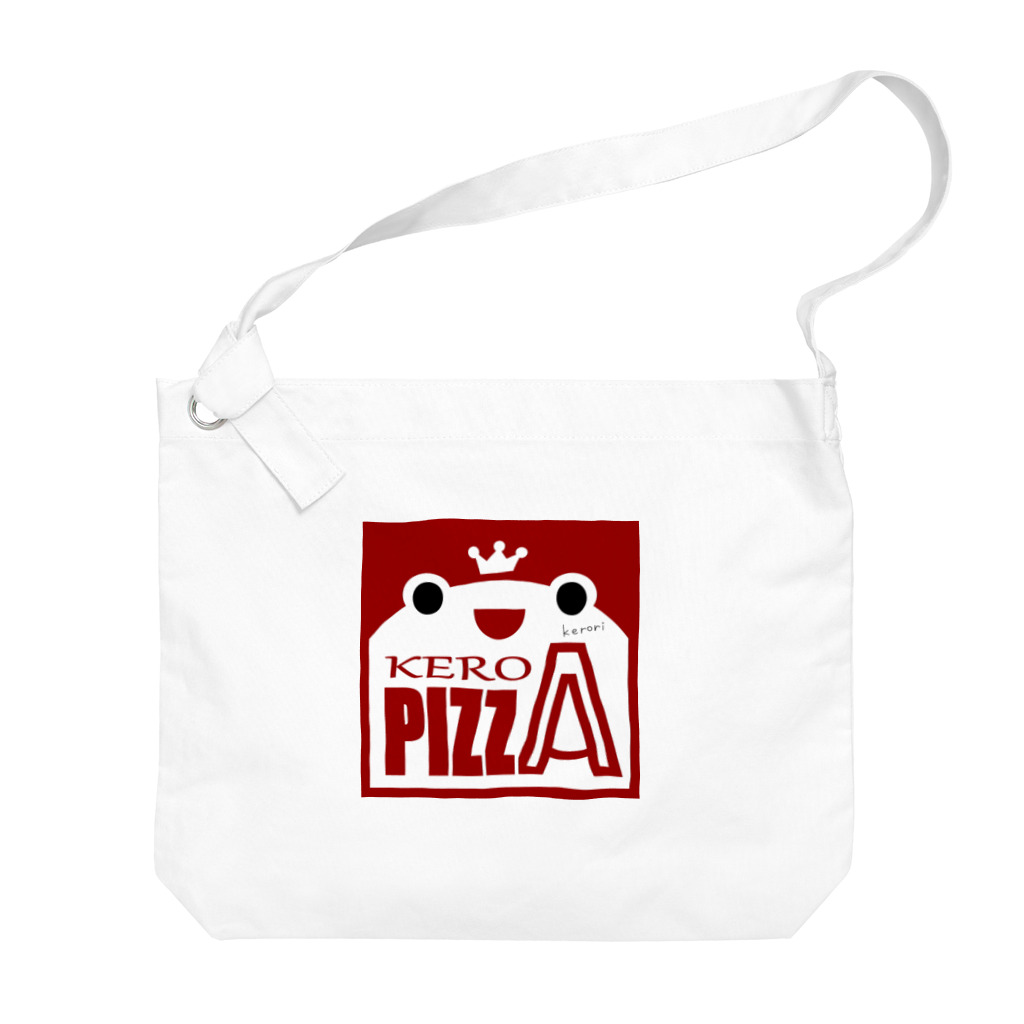 雑貨屋kerori(ザッカヤケロリ）のKERO PIZZA（ケロピザ） Big Shoulder Bag