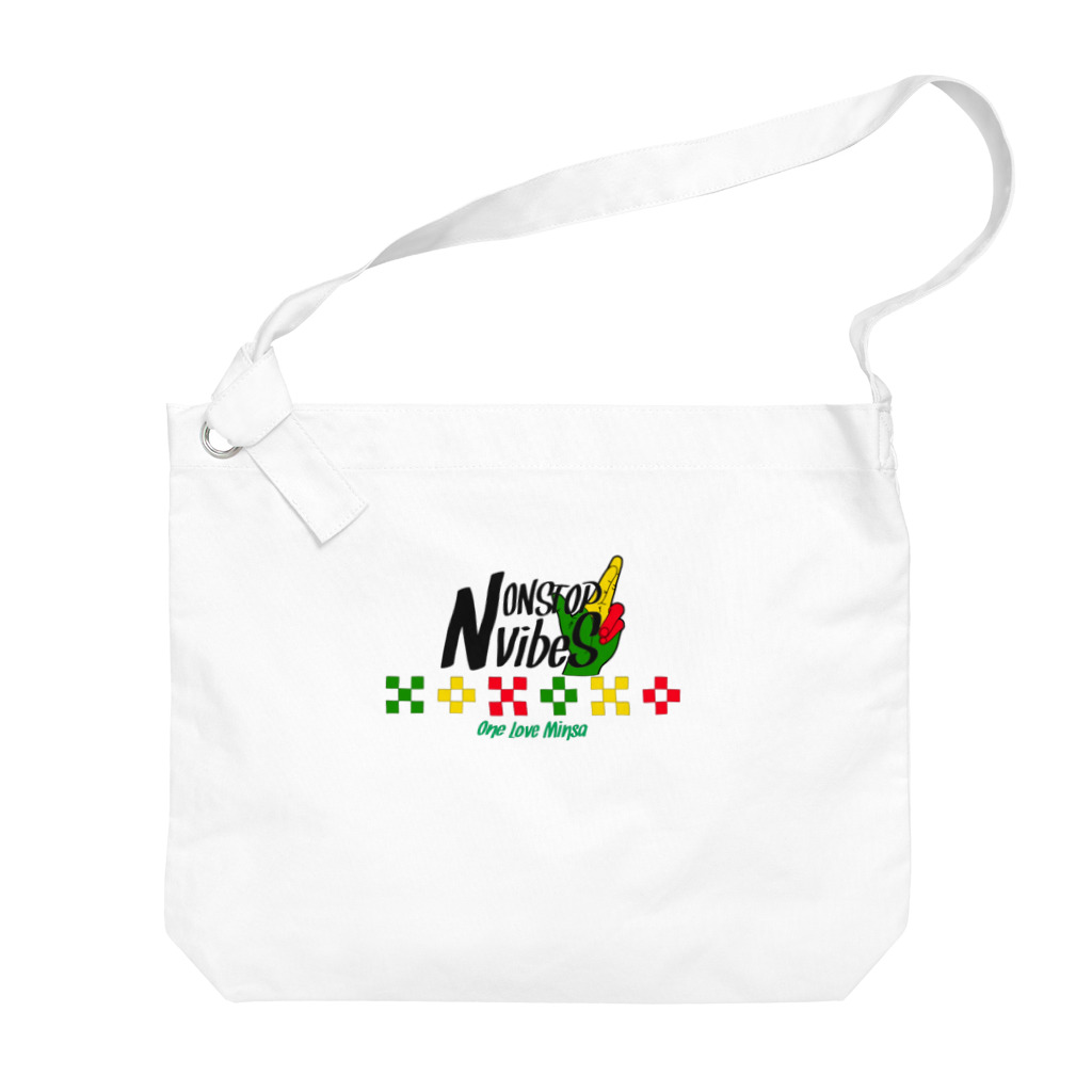 MOKKEYのNONSTOP VIBES（Bミンサー） Big Shoulder Bag