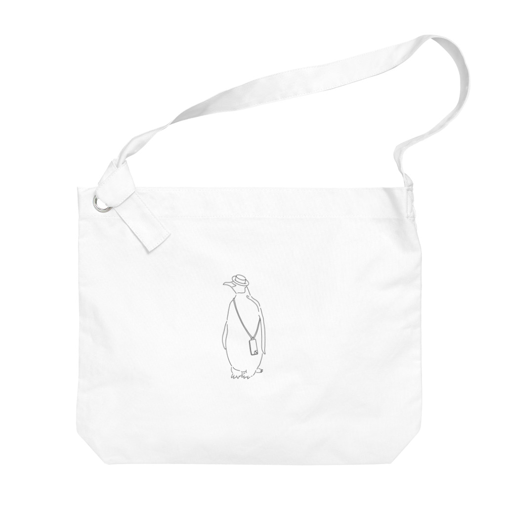 ポップトーンの休日ペンギン Big Shoulder Bag